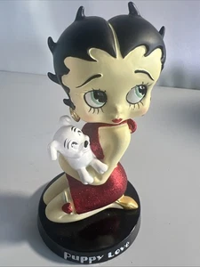 Betty Boop Vintage Rare Statue/Sculpture With Pudgy Dog Lover - Picture 1 of 7