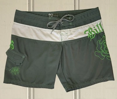 Vintage Billabong Y2K-Era Board Shorts Swim Trunks Women's Juniors Size 5 - Image 1 of 4