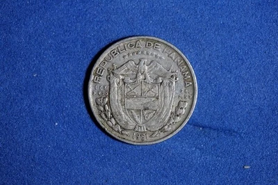 1961 Panama 1/10 Balboa Silver Coin #M24003 - Image 1 of 2
