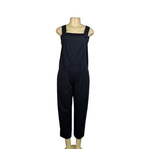 COS Damen Latzhose schwarz Baumwolle Knopfleiste Freizeit Größe XS - Bild 1 von 12