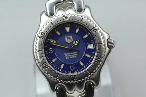 [Exc+5] Reloj automático para hombre Tag Heuer S/el WG5114-P0 cronómetro esfera azul  - Imagen 1 de 10