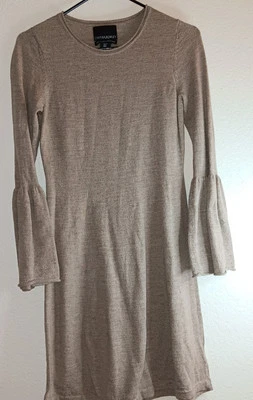 Vestido Cynthia Rowley para mujer 100 % lana merino hasta la rodilla cápsula talla mediana  Foto 1 de 4