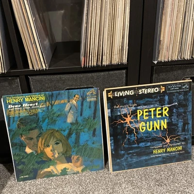 Henry Mancini Lot PETER GUNN Essential TV Jazz 1959 Dear Heart Soundtrack LP - Image 1 of 4