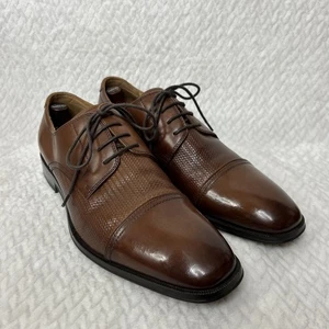 Scarpe Oxford Florsheim Belfast da uomo 11888-221 con punta a cappuccio in pelle marrone 9 M - Foto 1 di 6