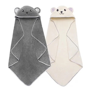 Hooded Baby Towels, 2 Pack Ultra Soft Baby Bath Towels, Absorbent Baby Towels... - Picture 1 of 7