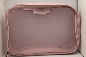 Victoria's Secret Pink Mesh Kosmetiktasche Reiseetui Neu Mit Etikett - Bild 1 von 5
