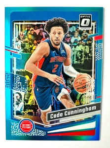 2023-24 Donruss Optic Cade Cunningham BLUE Prizm Card SP #/249 Pistons Star! - Picture 1 of 3