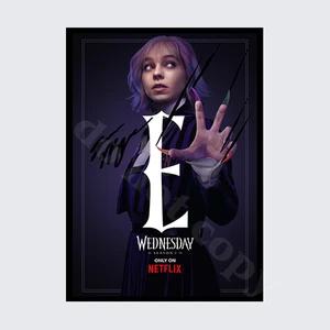 EMMA MYERS WEDNESDAY SIGNED AUTOGRAPH POSTER PRINT A5 A4 A3 - Picture 1 of 1
