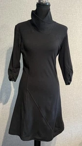 Mountain Hardware SZ S Women’s Black Cowl Neck Dress  - Picture 1 of 7
