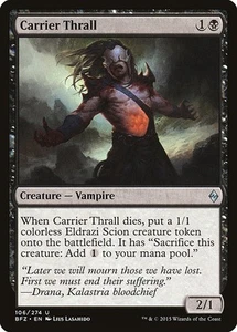 Carrier Thrall - BFZ (Battle for Zendikar) #106 MTG Magic The Gathering - Picture 1 of 1