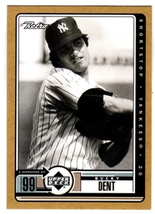 1999 UPPER DECK RETRO #102 BUCKY DENT GOLD #132/250 - Picture 1 of 1