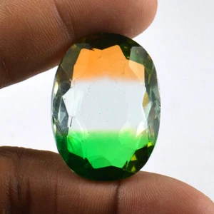 75.50 Ct Beautiful Multi-Color Tourmaline Oval Cut Shape Loose Gemstone - Picture 1 of 4