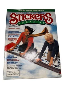 Vintage Stickers Magazine Premiere Issue #1 Winter & Spring Issue #6 NO STICKERS - Picture 1 of 9