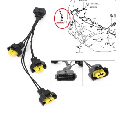 For 2016-2019 Nissan Maxima Passenger RH Fog Light Lamp Wire Harness 24070-4RA0B - Image 1 of 4