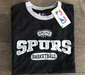 San Antonio Spurs Majestic NBA Kids, Kinder T-Shirt schwarz grau Größe M - Bild 1 von 6