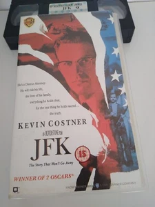 JFK An Oliver Stone Film VHS Video Tape 100% Play Tested The End Of An Era 1963 - Picture 1 of 9