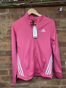 Adidas Trainingsjacke Mädchen rosa 3S Größe 14-15 Jahre - NEU - Bild 1 von 6