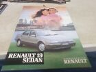1991 RENAULT 19 Australian   Sales Brochures , Colour Chart & PRICE LIST 