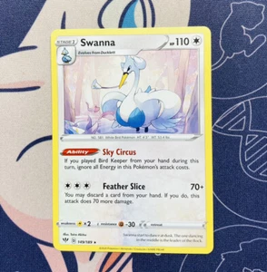 Pokémon TCG Swanna Darkness Ablaze 149/189 Regular Rare NM - Picture 1 of 1