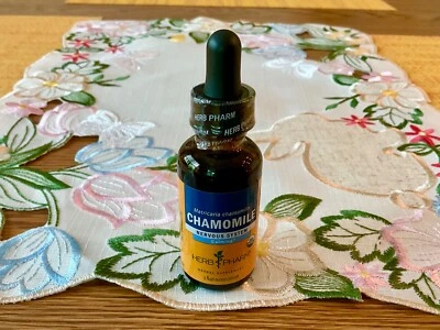Manzanilla Herb Pharm, sistema nervioso, calmante, 1 onza líquida Foto 1 de 2