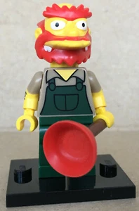 LEGO® Bart Simpson Hausmeister Willie Minifigur Serie 2 - colsim2-13 sim039 - Picture 1 of 9