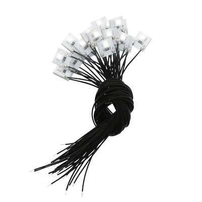 20pcs Pre-wired Bright White SMD LED 3528 Lamp Light Set 12V 20cm Wire DD00W - Image 1 of 4