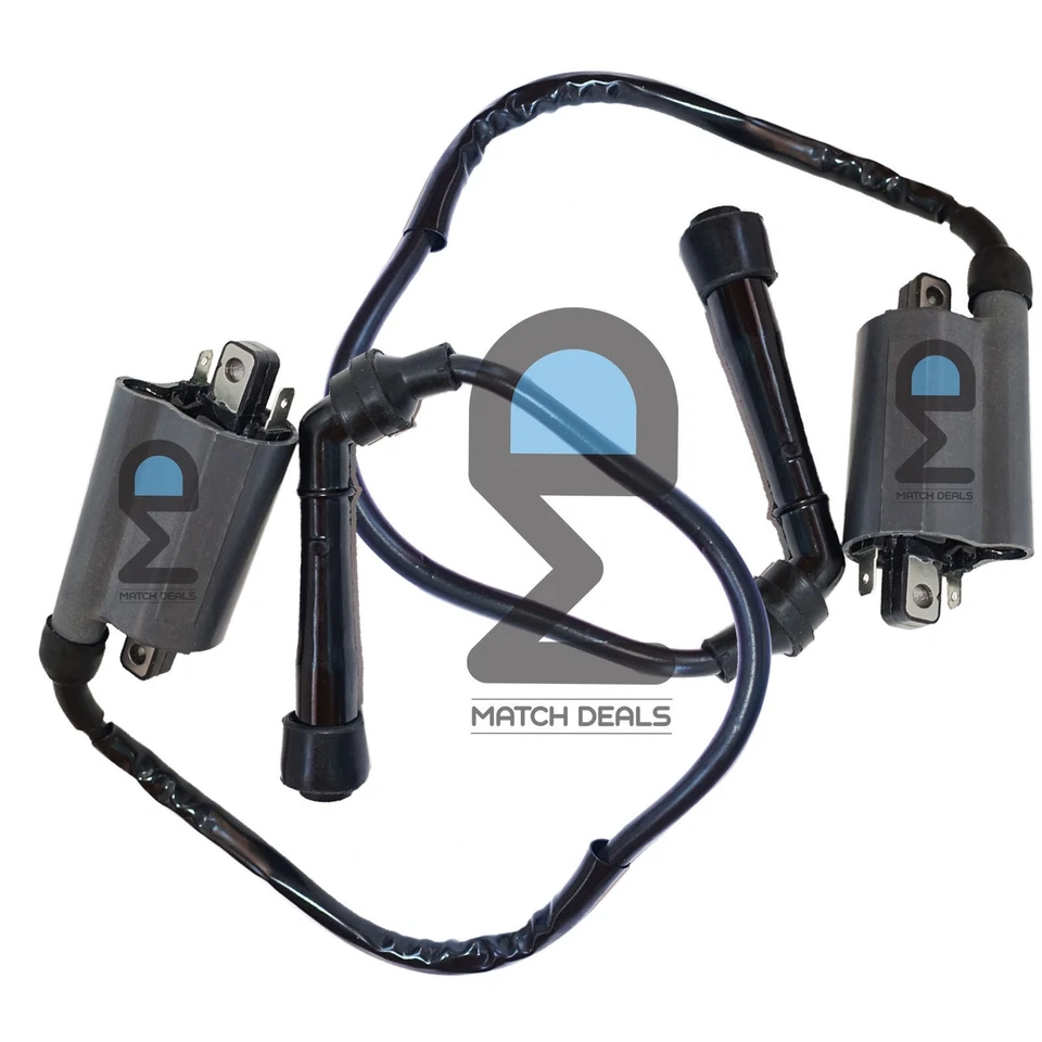 2 BOBINAS DE ENCENDIDO PARA KAWASAKI ELIMINATOR 250 EL250 250HS 1988-1994 Foto 1 de 1