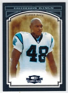 STEPHEN DAVIS 2006 Donruss Threads PRO GRIDIRON KINGS #49 FRAMED BLUE -SER #/50 - Picture 1 of 2
