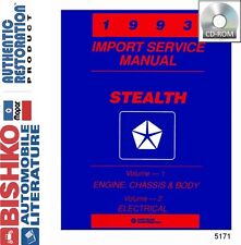 1993 Dodge Stealth Shop Service Repair Manual CD