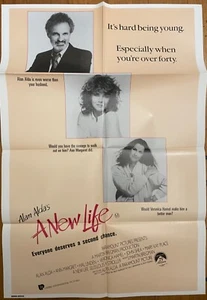 A New Life - Alan Alda Vintage Australian Cinema One Sheet Cinema 1986 Free Post - Picture 1 of 3