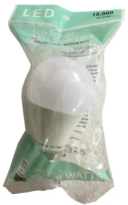  5 Pack Luxlichat Dimmable 75W Equivalent A19 Led Light Bulb Warm White (3000K) - Image 1 of 4