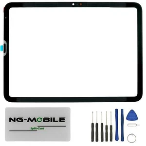 iPad 10. Gen (2022) Display Glas Scheibe Touchscreen Reparatur-Set, schwarz - Afbeelding 1 van 5