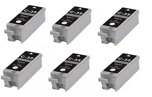 NOW INK 6 x BLACK PGI-35 INK CARTRIDGES for CANON ip100 PGI-35 BK ip110b - Picture 1 of 1