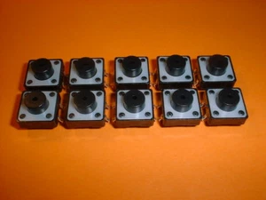 10x Taster Mini-Taster 12x12x7,3mm Tactile Switch - Picture 1 of 2