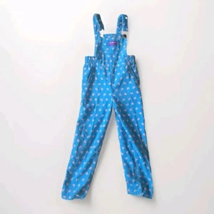 Salopette Osh Kosh B'Gosh bambino 6X blu floreale vintage anni 90 80 bambina - Foto 1 di 10