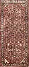 Vintage Geometric Hamedan Area Rug Traditional Oriental Wool Kitchen Carpet 3x6