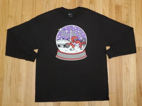 OVO Sweater Mens XL Black Toronto Raptors Christmas Day Game Crew Neck Cover