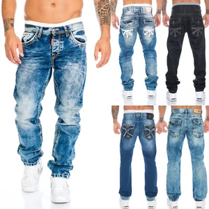 Cipo & Baxx Herren Jeans Regular Fit Hose Dicke Nähte Jeanshose Mens Pants - Bild 1 von 53