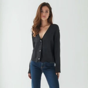 ❤️ Joe fresh Classic Black Women's Sweater L - Picture 1 of 10