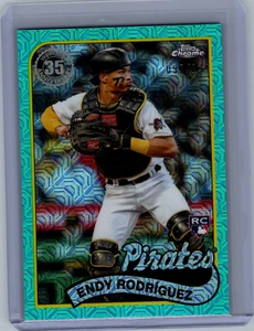 ENDY RODRIGUEZ 2024 Topps SILVER PACK 1989 AQUA REFRACTOR RC /199 Pirates - Picture 1 of 2