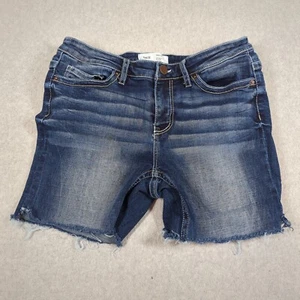 BKE Shorts Womens 29x5 Blue Denim Payton Distressed Cut-Off Low Rise - Picture 1 of 8