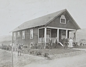 Highland Park Los Angeles CA Cabinet Photo Ave 57 Forest Family Home Cow 1903 - Picture 1 of 6