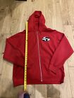 Supreme World Famous Zip Up Hooded Sweatshirt Red (Ss20) Size Large