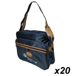 20 x Lightweight Overnight Travel Bags with Shoulder Strap & Three Compartments - Picture 1 of 10