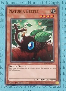 Tarjeta Naturia Beetle HAC1-EN093 Yu-Gi-Oh 1ª Edición Nueva - Imagen 1 de 3