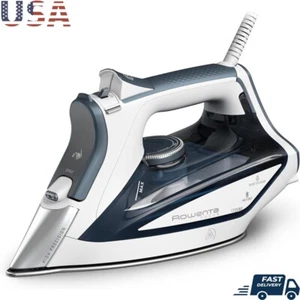 Powerful Steam Iron 400 Microsteam Holes Adjustable Settings Auto Shut-off 1725W - Picture 1 of 8