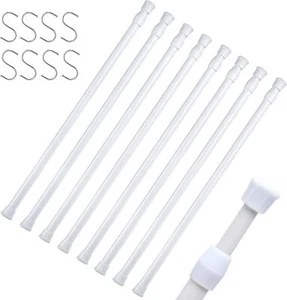 8 Packungen kleine Spannstangen 16 bis 28 Zoll Feder verstellbare Stangen für Camper Wohnmobil Re - Bild 1 von 4