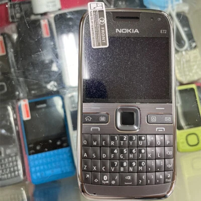 Original Nokia E72 5MP 2.36'' Unlocked WiFi Symbian OS JAVA MP3 3G Mobile Phone - Image 1 of 4