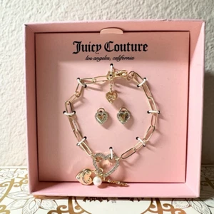 Juicy Couture bracelet and earring set - New with box - Picture 1 of 5