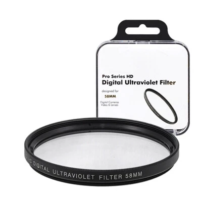 UNBRANDED / GENERIC 58mm UV Multi-Coated Lens Filter For Canon 18-55, 75-300, 70-300, 55-250